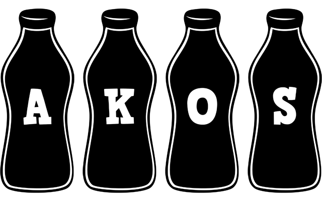 Akos bottle logo