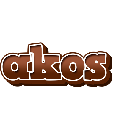 Akos brownie logo