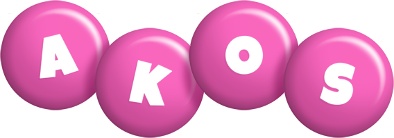 Akos candy-pink logo