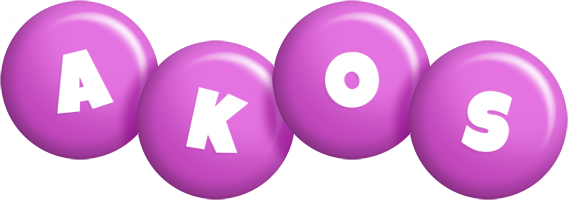Akos candy-purple logo