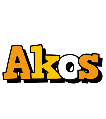 Akos cartoon logo