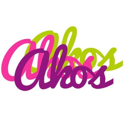 Akos flowers logo