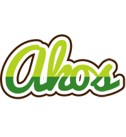 Akos golfing logo