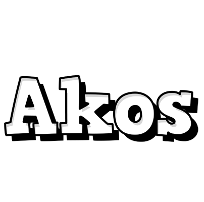 Akos snowing logo