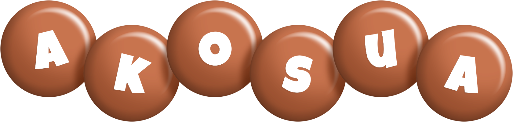 Akosua candy-brown logo