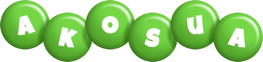 Akosua candy-green logo