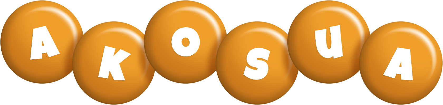 Akosua candy-orange logo