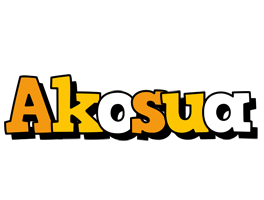 Akosua cartoon logo