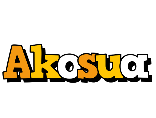 Akosua cartoon logo