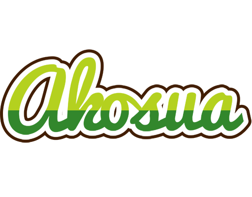 Akosua golfing logo