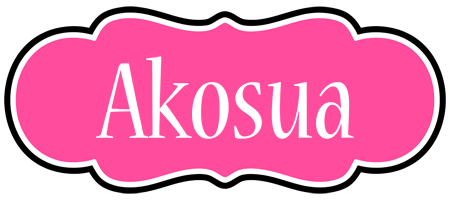 Akosua invitation logo