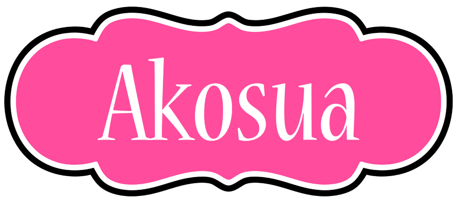 Akosua invitation logo