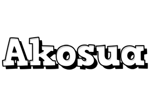 Akosua snowing logo