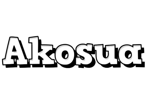 Akosua snowing logo