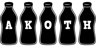 Akoth bottle logo