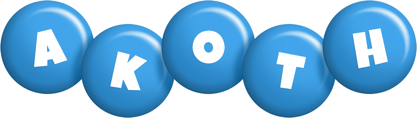 Akoth candy-blue logo