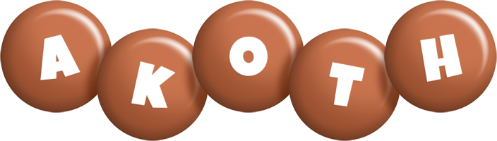Akoth candy-brown logo