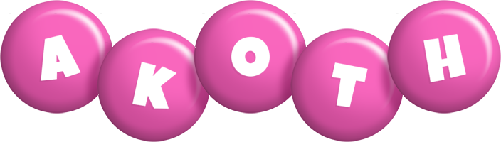 Akoth candy-pink logo