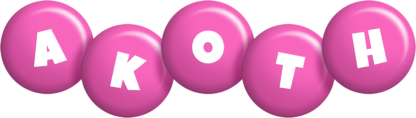 Akoth candy-pink logo