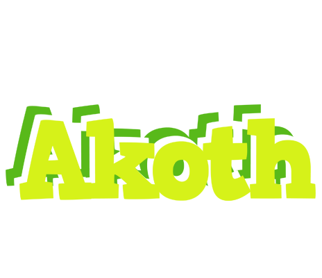 Akoth citrus logo