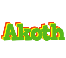 Akoth crocodile logo