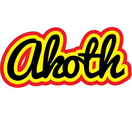 Akoth flaming logo