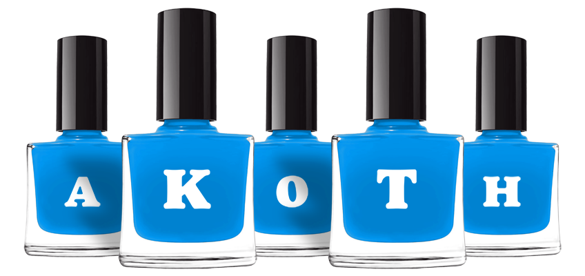 Akoth glossy logo