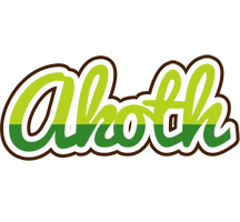 Akoth golfing logo