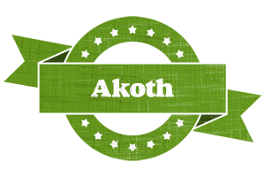 Akoth natural logo