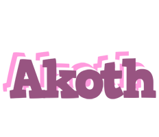 Akoth relaxing logo