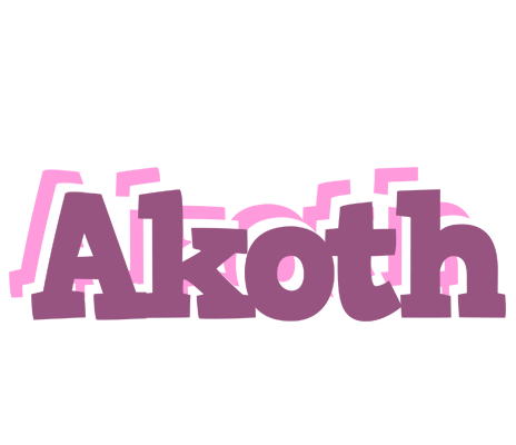 Akoth relaxing logo