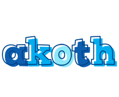 Akoth sailor logo