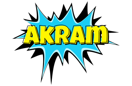 Akram amazing logo