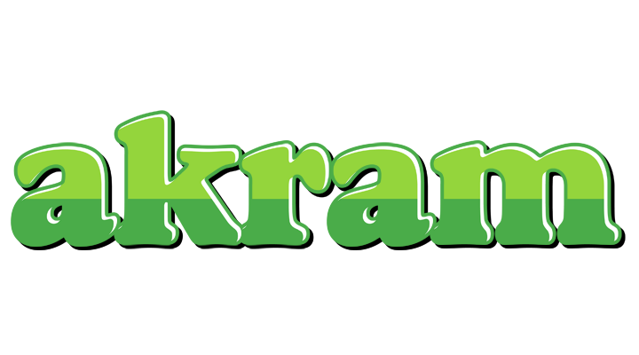 Akram apple logo