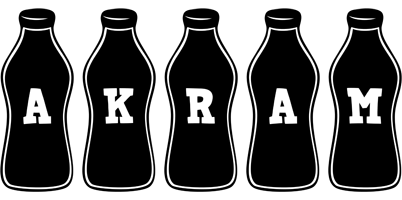 Akram bottle logo