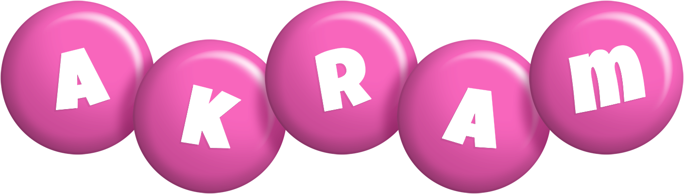Akram candy-pink logo