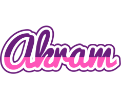 Akram cheerful logo