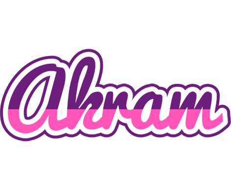 Akram cheerful logo