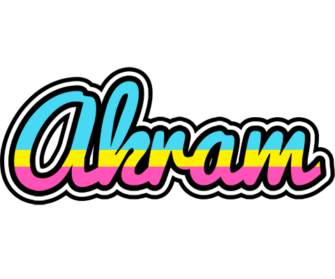 Akram circus logo