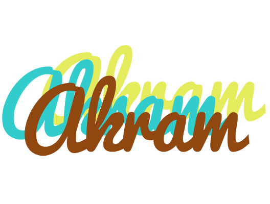 Akram cupcake logo