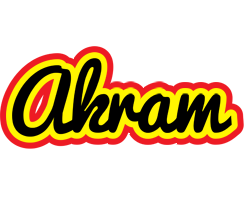 Akram flaming logo