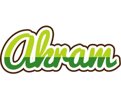 Akram golfing logo