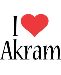 Akram i-love logo