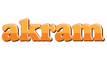 Akram orange logo