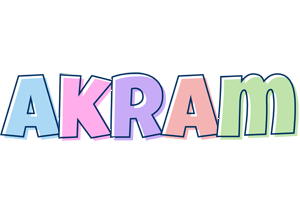 Akram pastel logo
