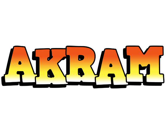 Akram sunset logo