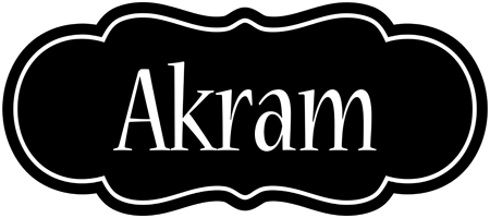 Akram welcome logo