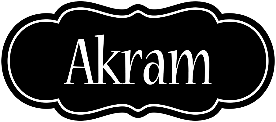 Akram welcome logo