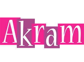 Akram whine logo