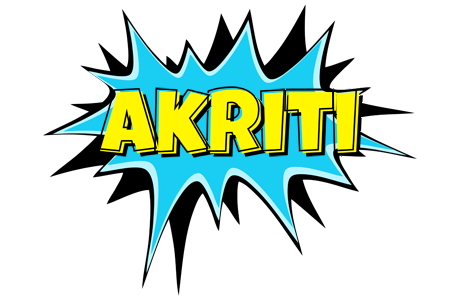 Akriti amazing logo